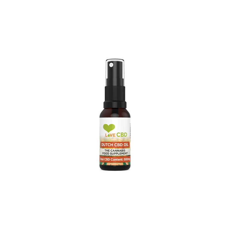 Buy Love CBD 500mg Dutch CBD Oil Spray - 20ml | Express Highs UK