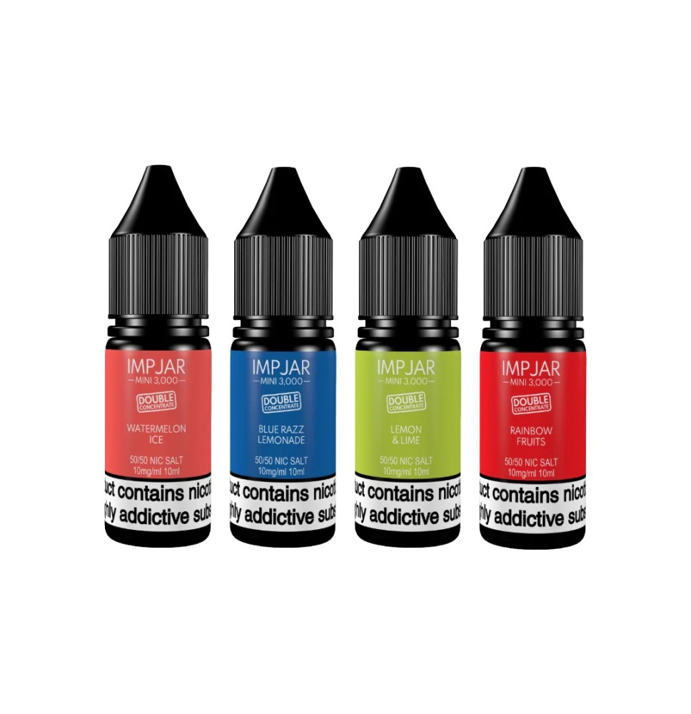 10mg Imp Jar Mini 3000 Double Concentrate 10ml Nic Salt (50VG/50PG)