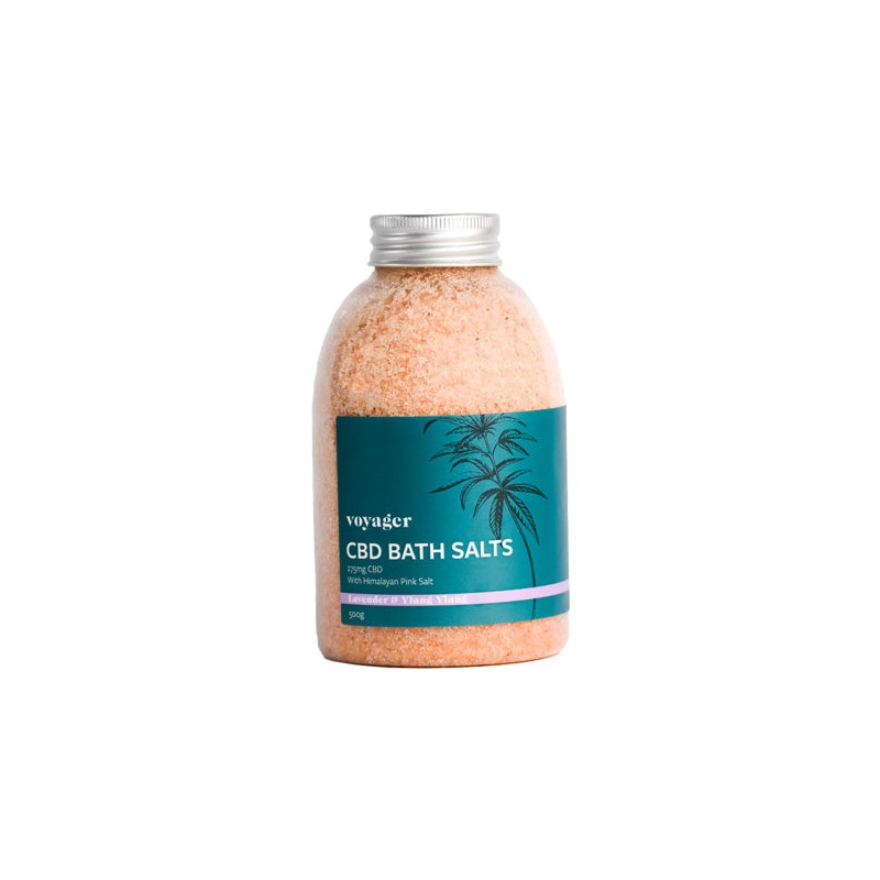 Buy Voyager 275mg CBD Lavender & Ylang Ylang Bath Salts - 500g | Express Highs UK