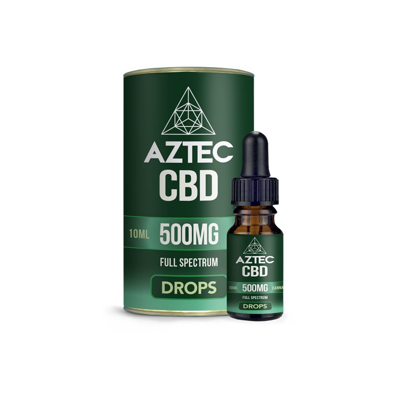 Buy Aztec CBD Full Spectrum Hemp Oil 500mg CBD 10ml | Express Highs UK