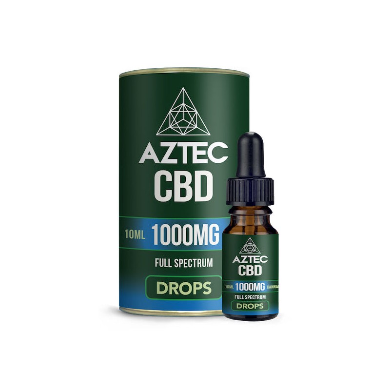 Buy Aztec CBD Full Spectrum Hemp Oil 1000mg CBD 10ml | Express Highs UK