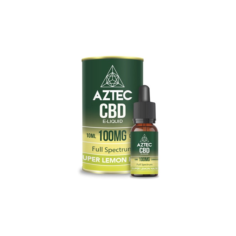 Buy Aztec CBD 100mg CBD Vaping Liquid 10ml (50PG/50VG) | Express Highs UK