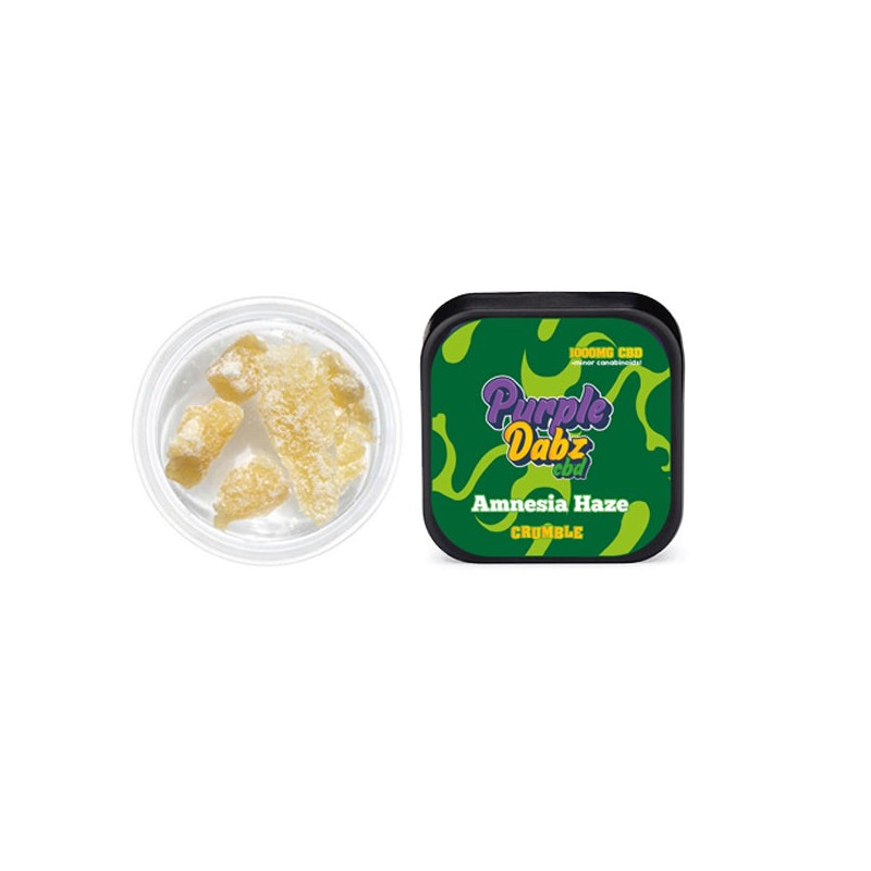 Buy Purple Dabz by Purple Dank 1000mg CBD Crumble - Amnesia Haze (BUY 1 GET 1 FREE) | Express Highs UK