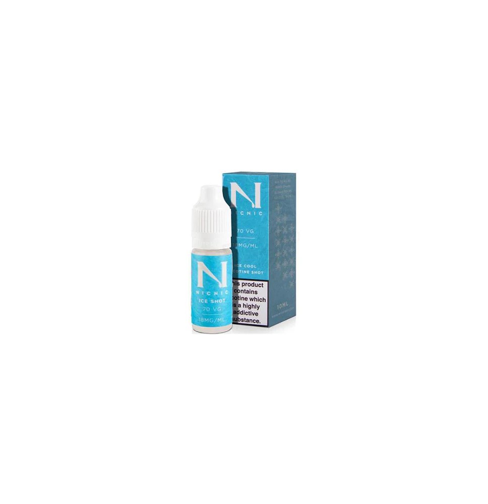 18mg Ice Cool Nic Shot 10ml by Nic Nic (70VG/30PG)