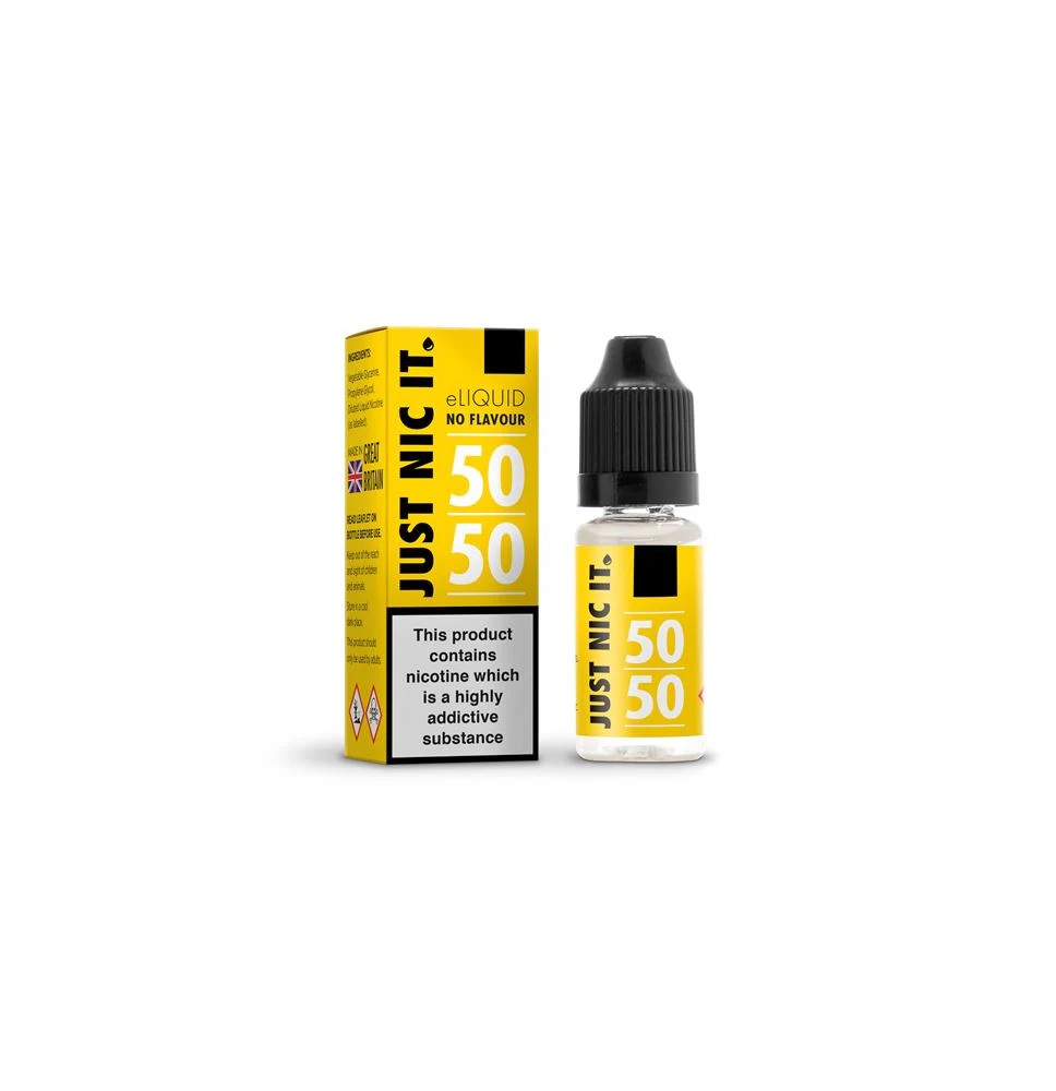 18mg Just Nic It Yellow Edition Nic Shot 10ml (50VG/50PG)