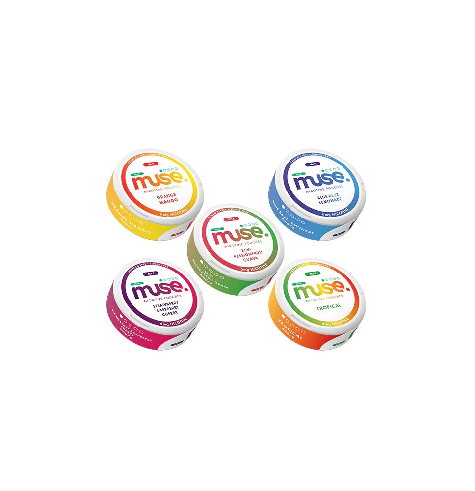 6mg Muse Nicotine Pouches (UK Made) - 20 Pouches