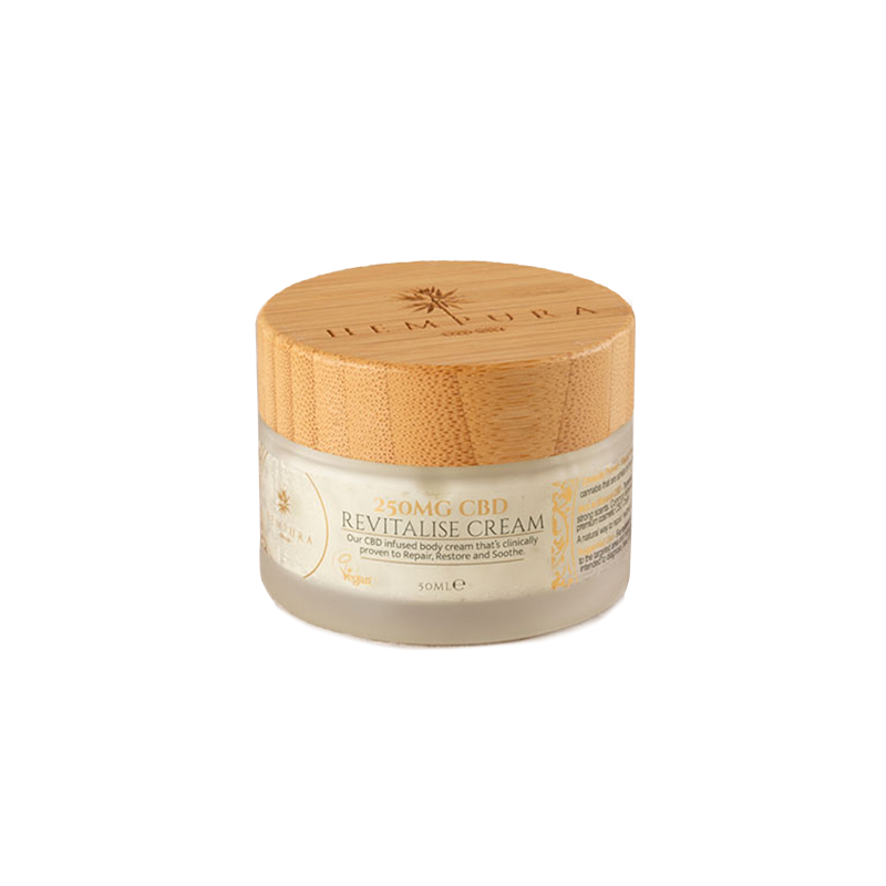 Buy Hempura 250mg CBD Revitalising Cream With Terpenes - 50ml | Express Highs UK