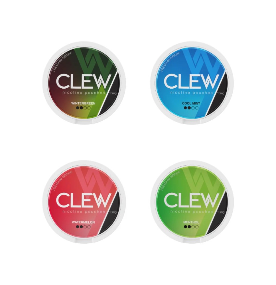 10mg CLEW Nicotine Pouches - 20 Pouches