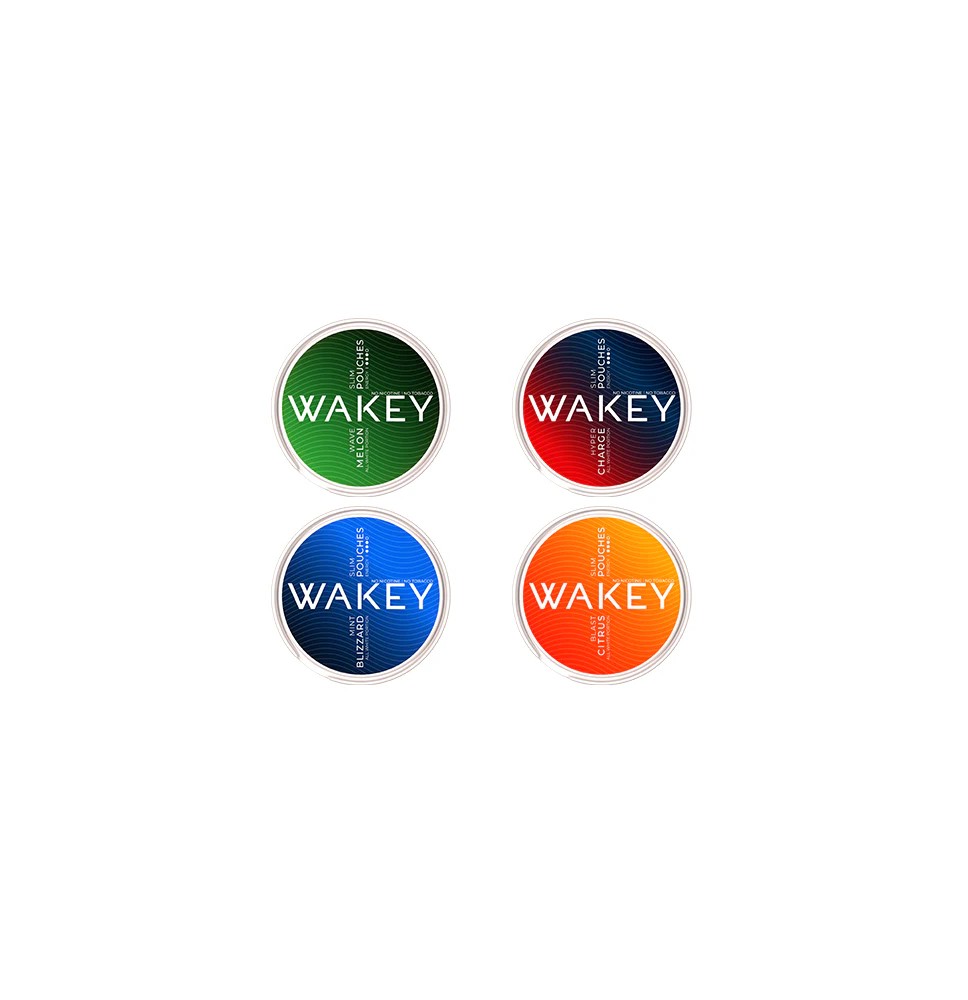 50mg Wakey Medium Energy Pouches - 20 Pouches