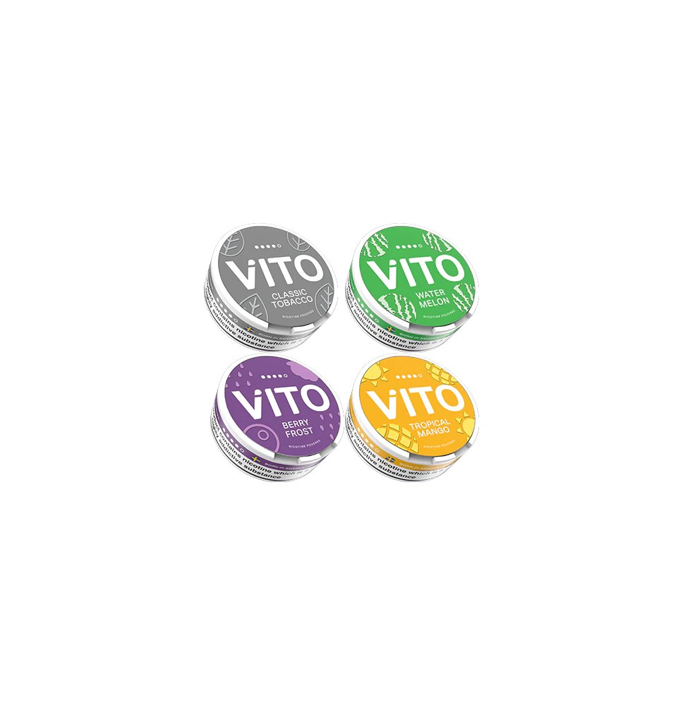 14mg VITO Nicotine Pouches - 20 Pouches