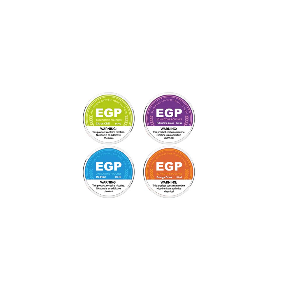 14mg EGP Nicotine Pouches - 20 Pouches