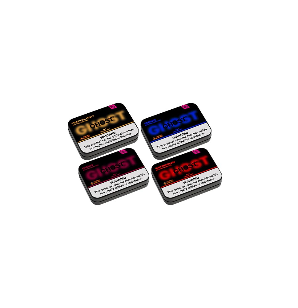 2mg Ghost By Vapes Bars Medium Nicotine Lozenges - 20 Lozenges