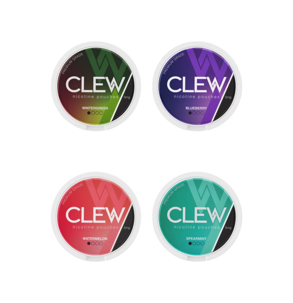 5mg CLEW Nicotine Pouches - 20 Pouches