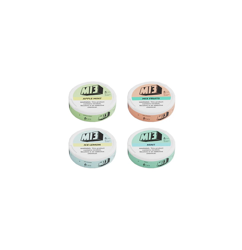6mg MI3 By AIRSCREAM Nicotine Pouches - 20 Pouches