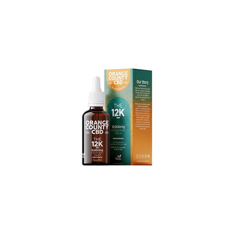 Buy Orange County CBD 12000mg Full Spectrum CBD Oil - 100ml | Express Highs UK