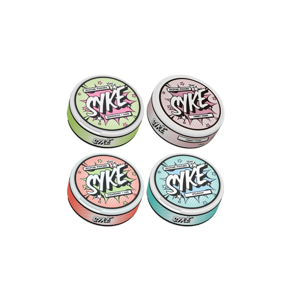 12mg SYKE Nicotine Pouches - 20 Pouches