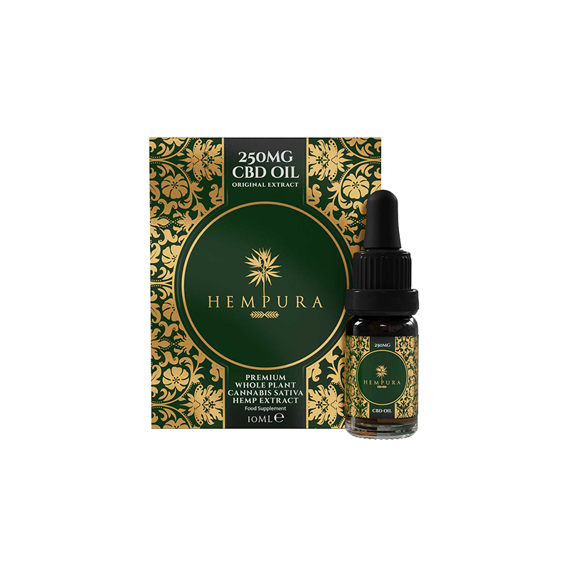 Buy Hempura 250mg CBD Broad Spectrum Oil with terpenes - 10ml | Express Highs UK