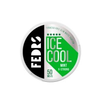 50mg FEDRS Ice Cool X-Strong Nicotine Pouch - 20 Pouches