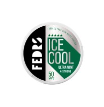 50mg FEDRS Ice Cool X-Strong Nicotine Pouch - 20 Pouches