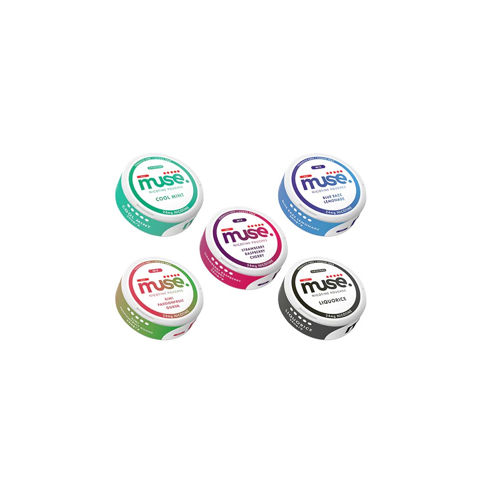 24mg Muse Nicotine Pouches (UK Made) - 20 Pouches
