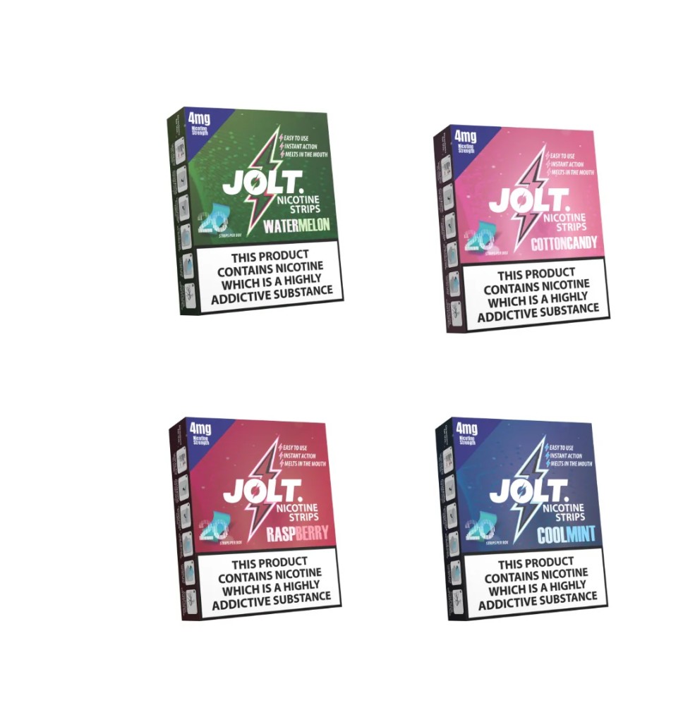 4mg JOLT Nicotine Strips - 20 Strips
