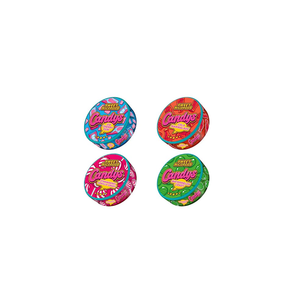 46.9mg Candys Slim Nicotine Pouches - 20 Pouches