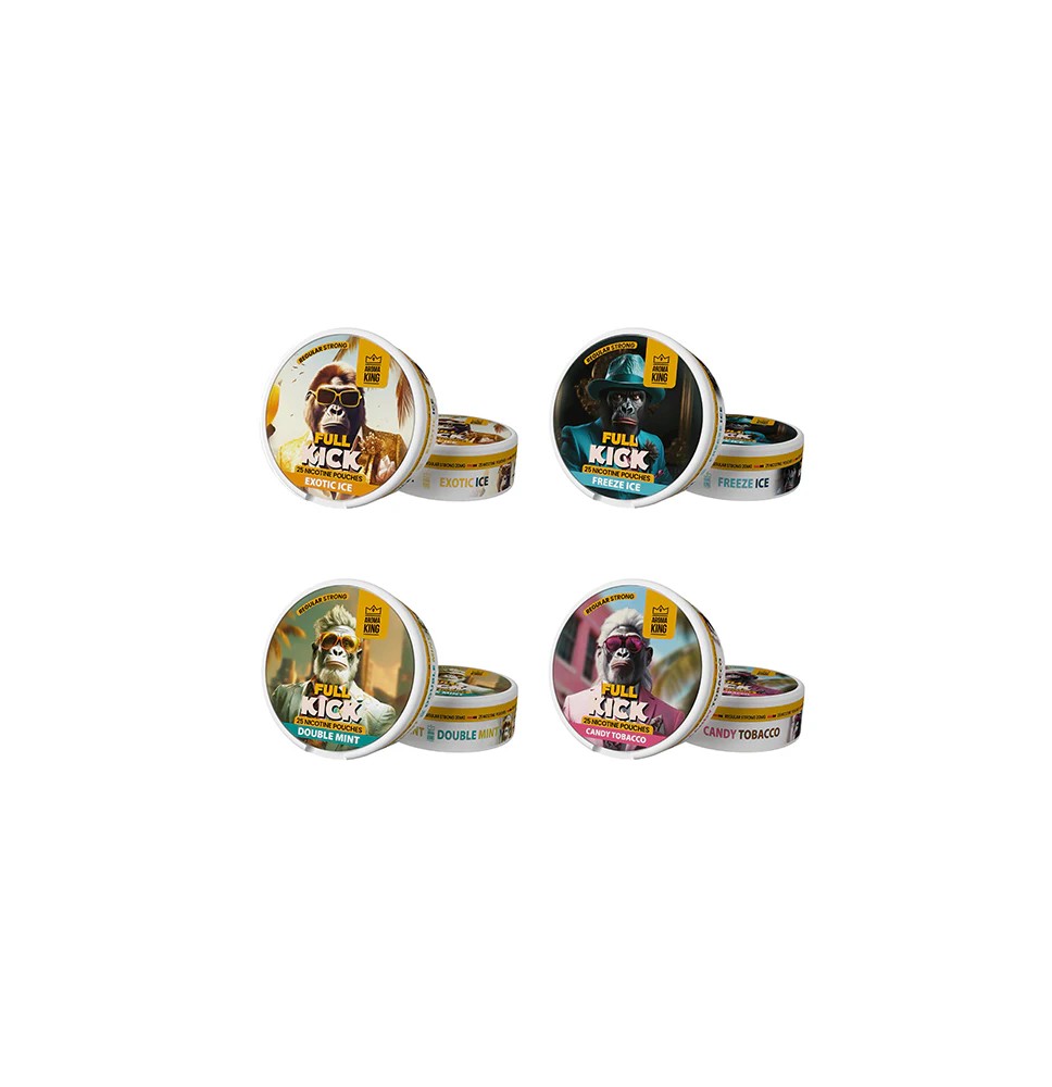 20mg Aroma King Full Kick Nicotine Pouches - 25 Pouches