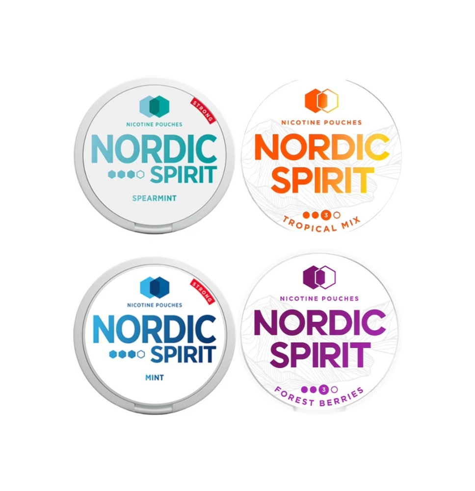 9mg Nordic Spirit Strong Nicotine Pouches - 20 Pouches