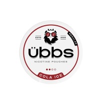 6mg Übbs Cola Ice Regular Strength Nicotine Pouches - 20 Pouches
