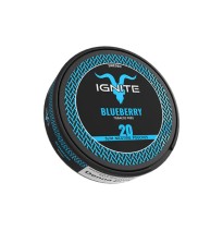 20mg Ignite Blueberry Slim Nicotine Pouches - 20 Pouches
