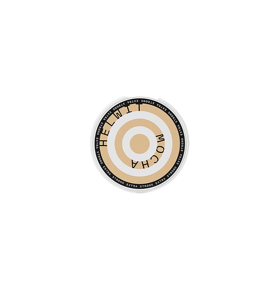 15mg HELWIT Extra Strong Mocha Nicotine Pouches - 20 Pouches