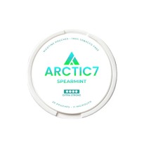 11mg Arctic7 Spearmint Slim Nicotine Pouches - 20 Pouches
