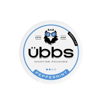 6mg Übbs Peppermint Regular Strength Nicotine Pouches - 20 Pouches
