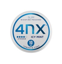 4NX 10mg Icy Mint Slim Nicotine Pouches 20 Pouches