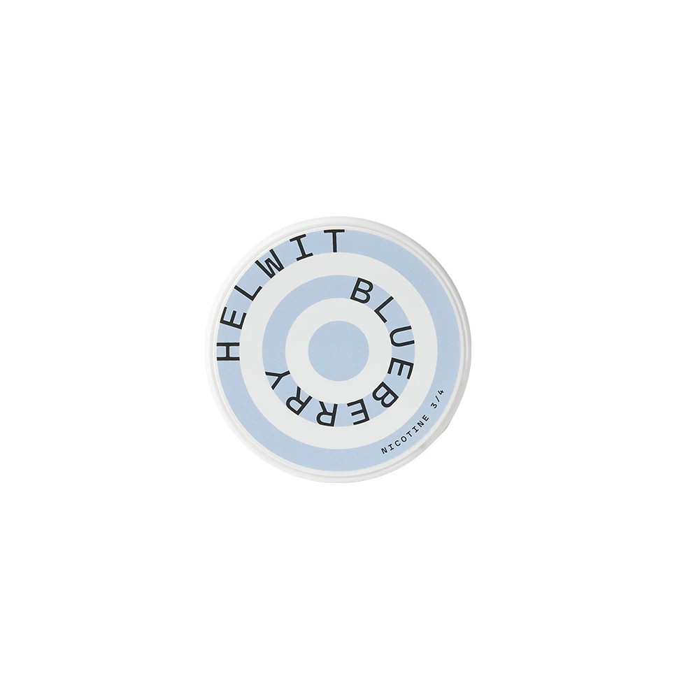 HELWIT 9mg Nicotine Pouches Blueberry - 20 Pouches