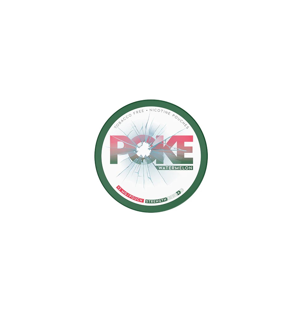 12mg Poke Watermelon Nicotine Pouches - 20 Pouches