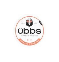 4mg Übbs Peach Passion Mild Strength Nicotine Pouches - 20 Pouches