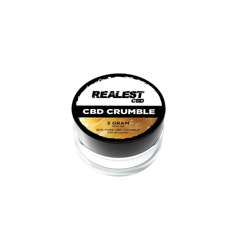 Buy Realest CBD 3000mg 80% Broad Spectrum CBD Crumble (BUY 1 GET 1 FREE) | Express Highs UK