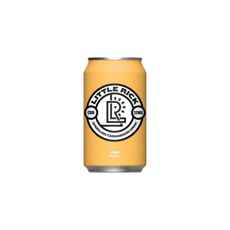 Buy 12 x Little Rick 32mg CBD Sparkling 330ml Pina | Express Highs UK