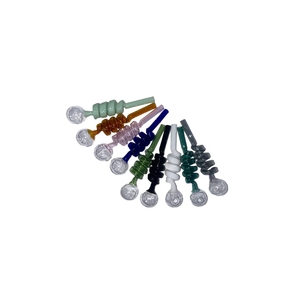 10 x Spring Glass Pipe - OB1051