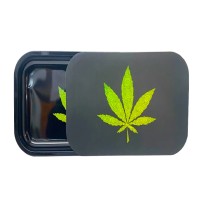 Large Mixed Design Magnetic Metal Rolling Trays with Lid