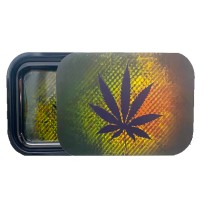 Large Mixed Design Magnetic Metal Rolling Trays with Lid