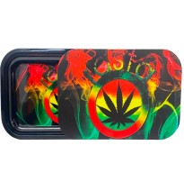 Large Mixed Design Magnetic Metal Rolling Trays with Lid