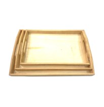Wooden Rolling Tray Set Pack of 3 - YD021