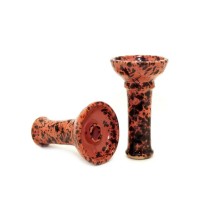 Khalil Maamoon Large Printed Clay Funnel Head Shisha Bowl