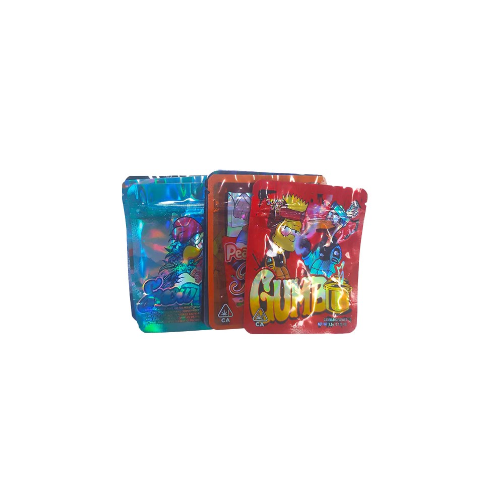 Mylar Gumbo Printed Zip Bag 3.5g Large