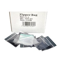 5 x Zipper Branded 2 x 2 Clear Bags