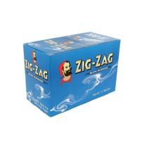 100 Zig-Zag Blue Regular Size Rolling Papers