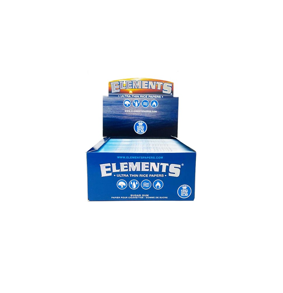 50 Elements King Size Slim Ultra Thin Papers