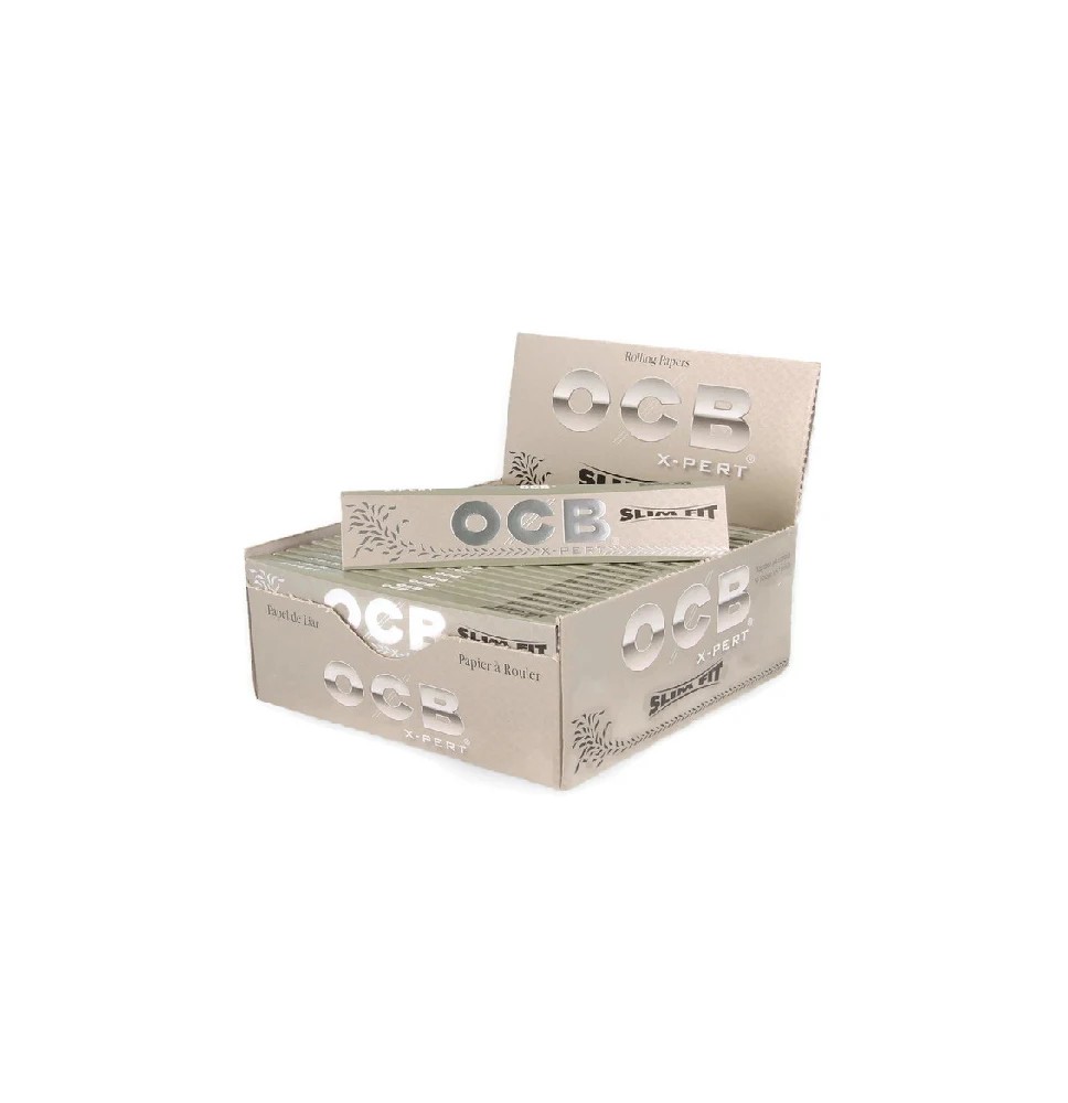 50 OCB Xpert Silver King Size Slimfit Papers